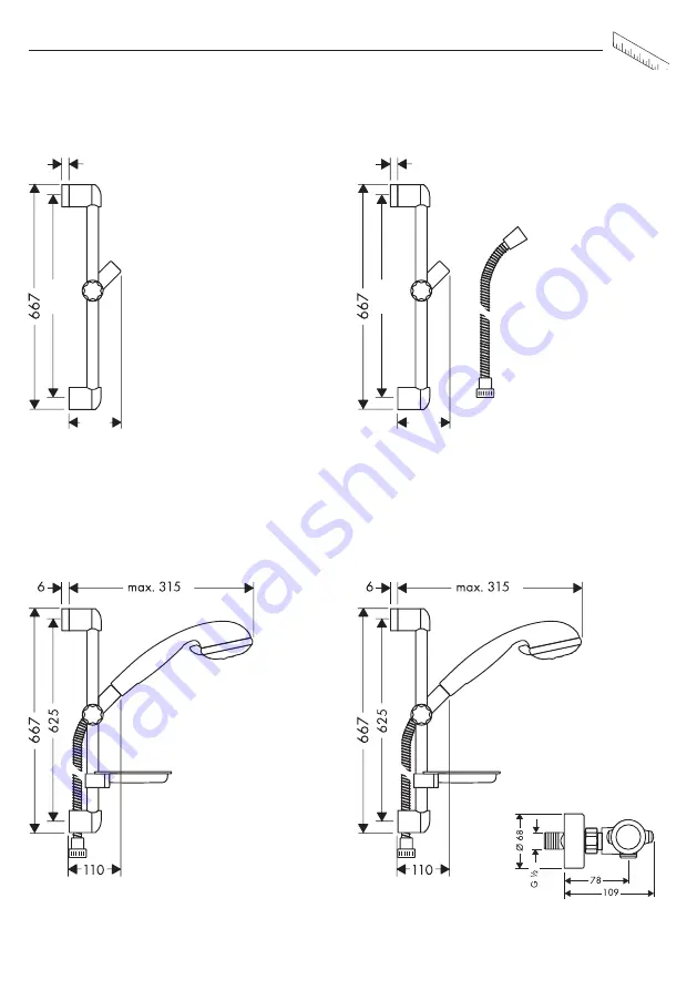 Hans Grohe Unica'S Series Instructions For Use/Assembly Instructions Download Page 31