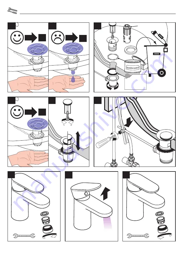 Hans Grohe Vernis Blend 70 71550 Series Instructions For Use/Assembly Instructions Download Page 4