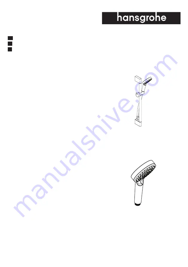 Hans Grohe Vernis Blend Vario 26090 1 Series Скачать руководство пользователя страница 1