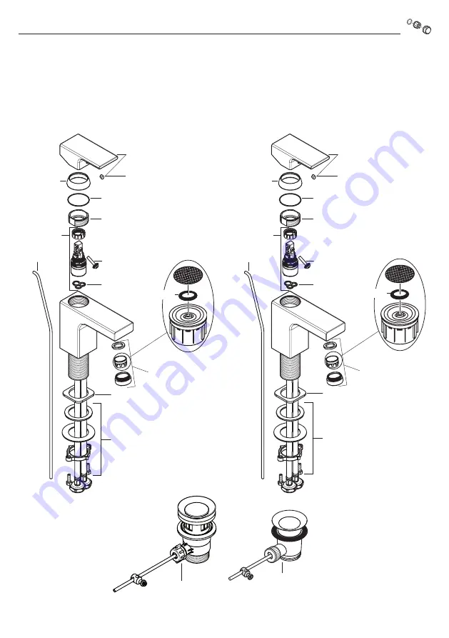 Hans Grohe Vernis Shape 100 71561 Series Instructions For Use/Assembly Instructions Download Page 9