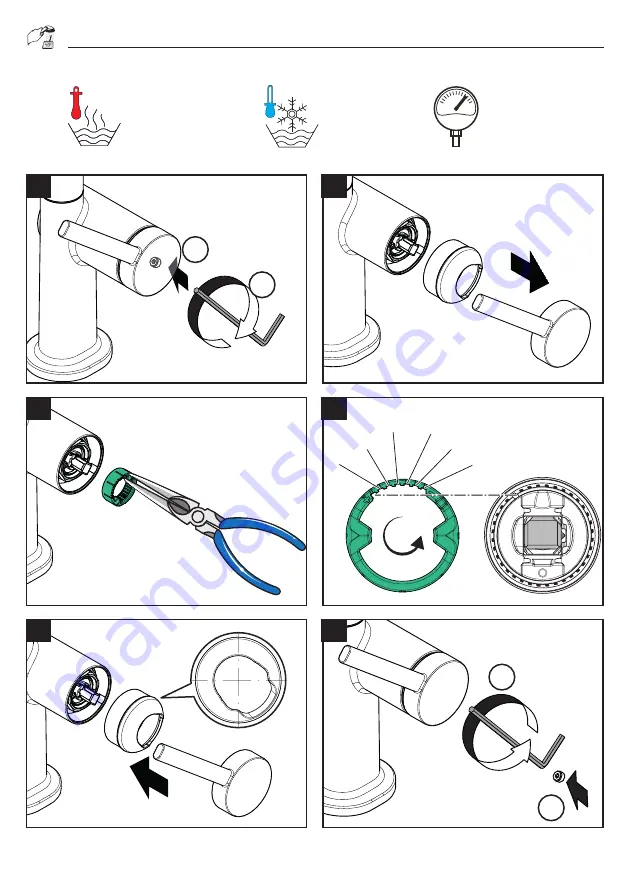 Hans Grohe Vivenis 210 75030 Series Instructions For Use/Assembly Instructions Download Page 36