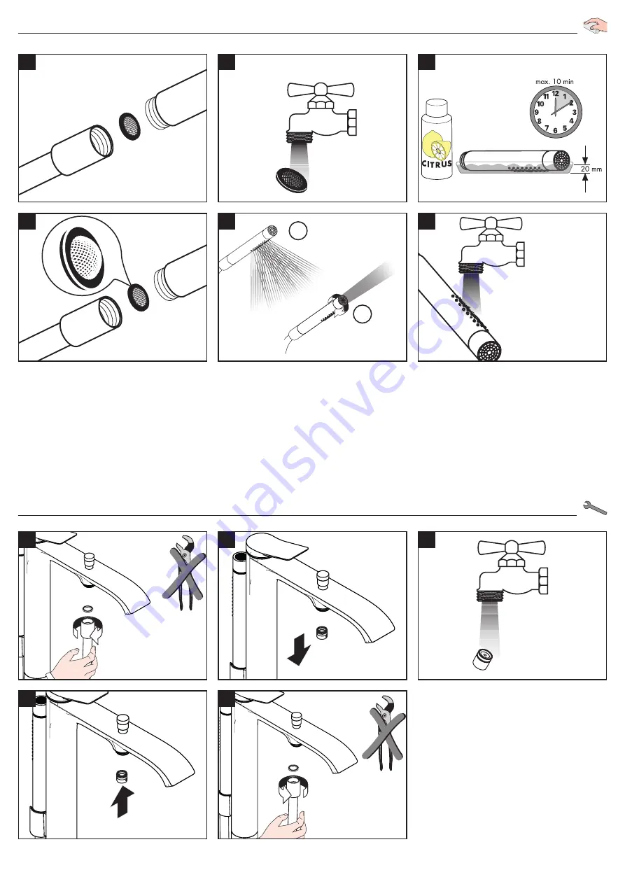 Hans Grohe Vivenis 75445 7 Series Instructions For Use/Assembly Instructions Download Page 7