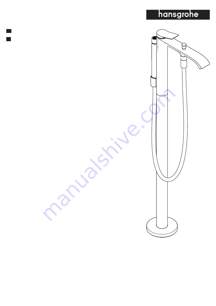 Hans Grohe Vivenis 75445 9 Series Скачать руководство пользователя страница 1