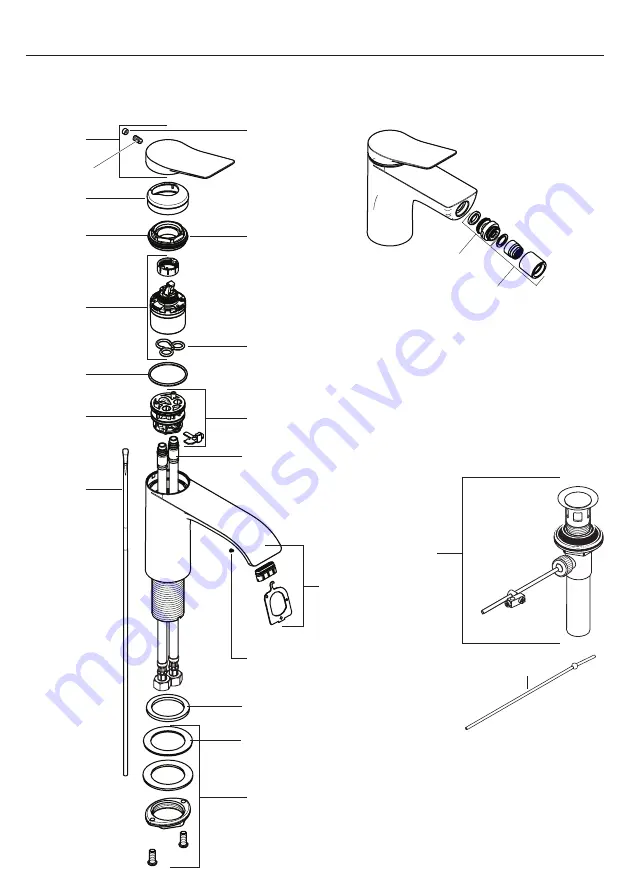 Hans Grohe Vivenis 80 75010 1 Series Installation/User Instructions/Warranty Download Page 13