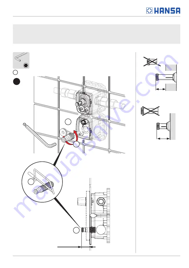 Hansa HANSADESIGNO Series Installation And Maintenance Manual Download Page 7