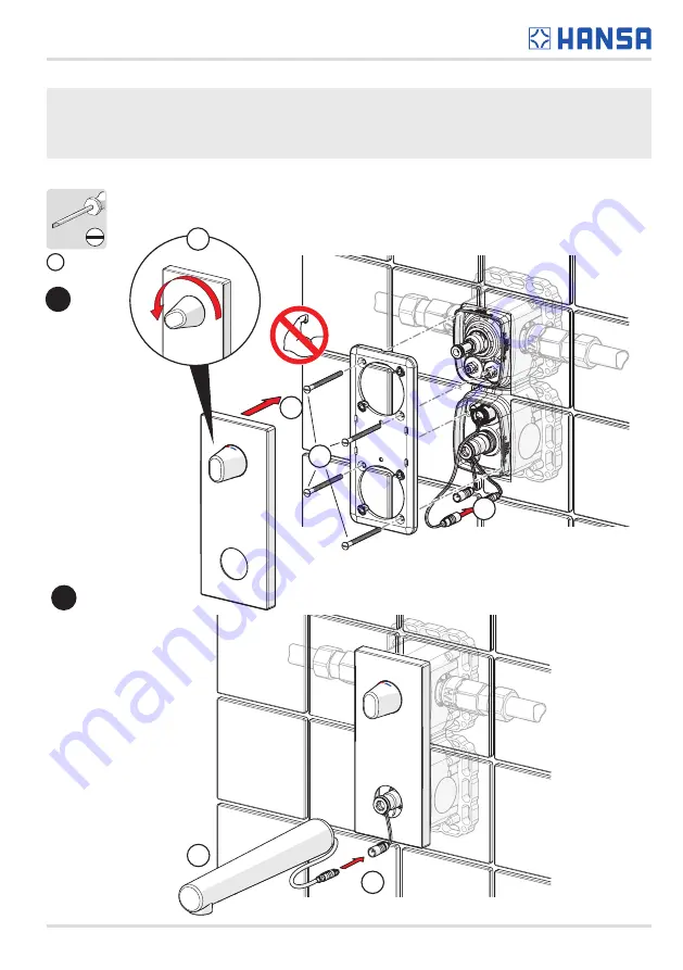 Hansa HANSADESIGNO Series Installation And Maintenance Manual Download Page 9