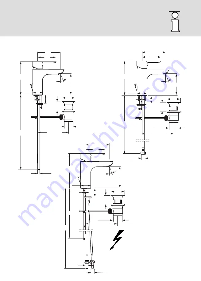 Hansa HANSALIGNA Series Mounting And Operating Instructions Download Page 4