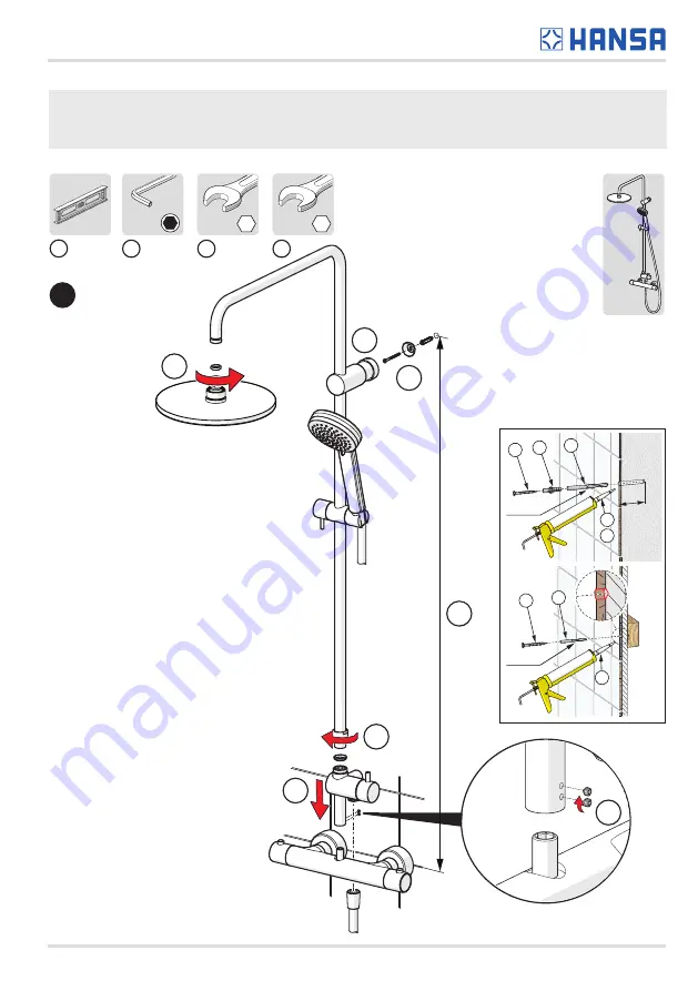 Hansa HANSAUNITA Series Installation And Maintenance Manual Download Page 11