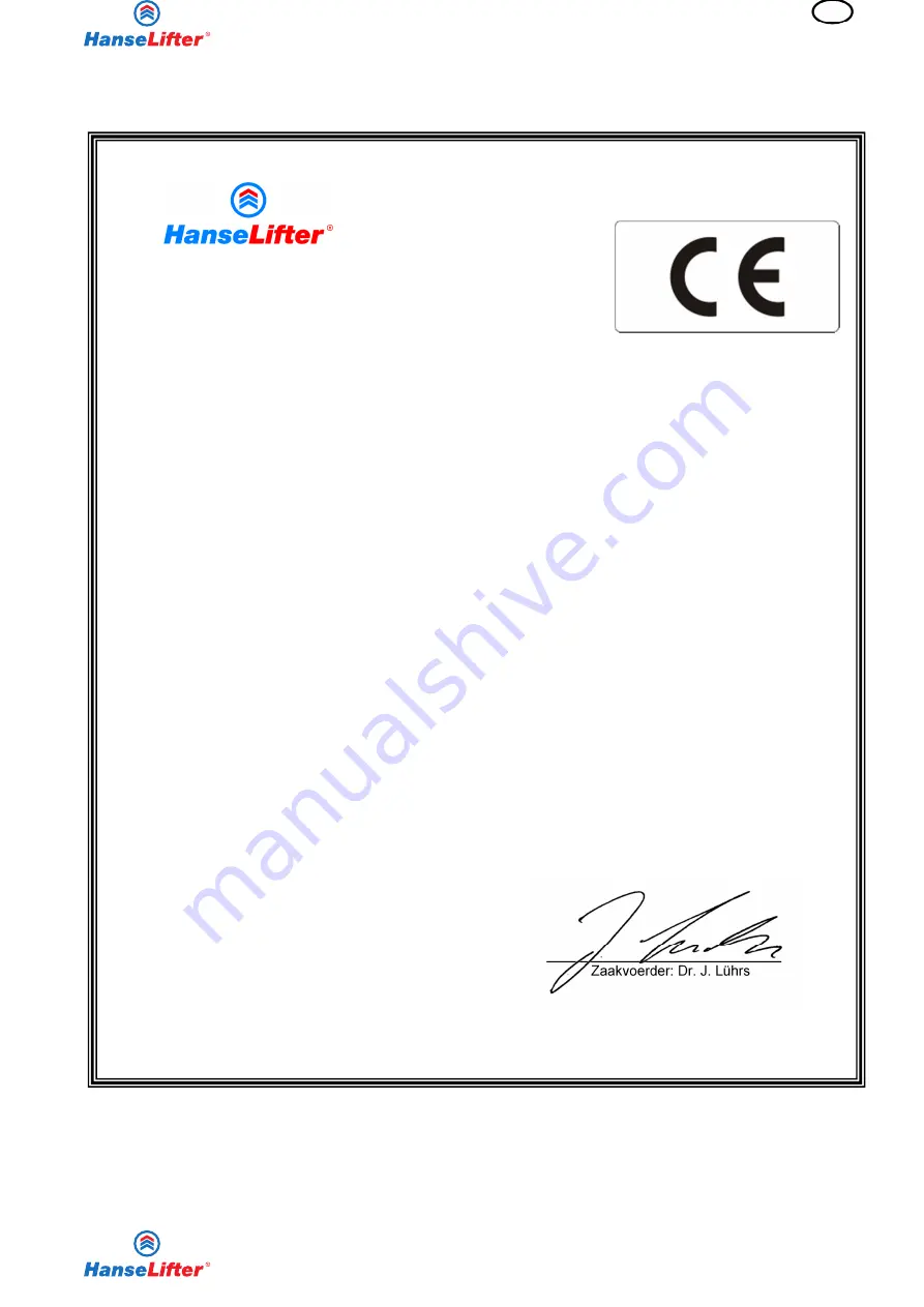 HanseLifter DSHT-05 Series Скачать руководство пользователя страница 148