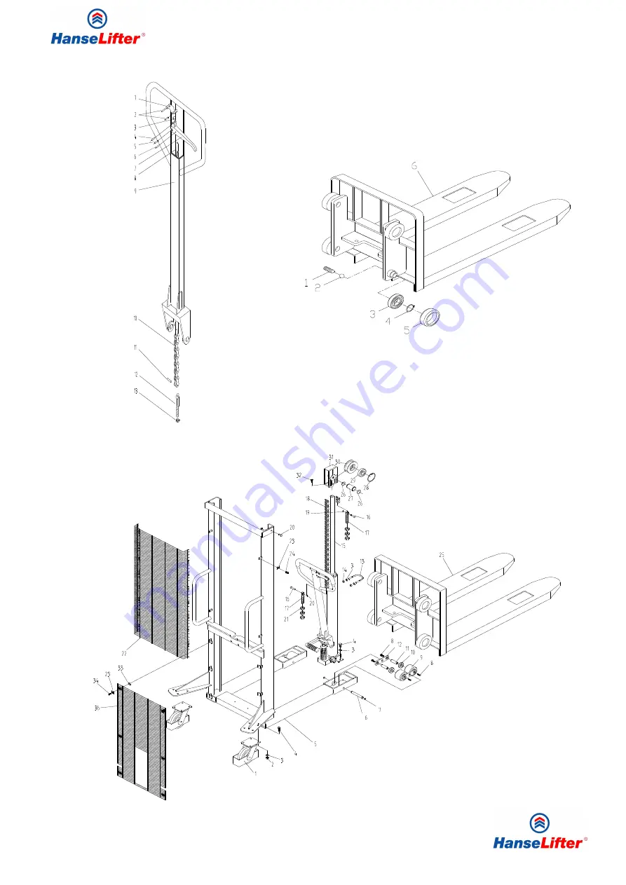 HanseLifter SDJ Series Manual Download Page 164