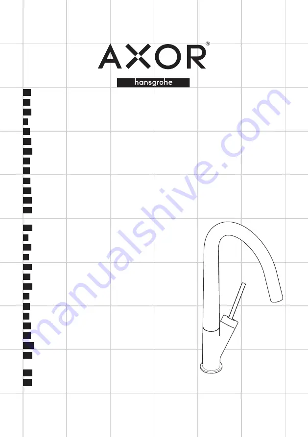 Hansgrohe Axor Starck 10822000 Instructions For Use/Assembly Instructions Download Page 1