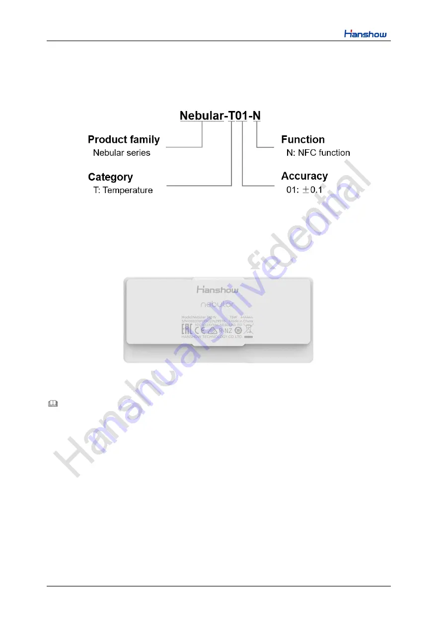 hanshow Nebular-T01-N Скачать руководство пользователя страница 11