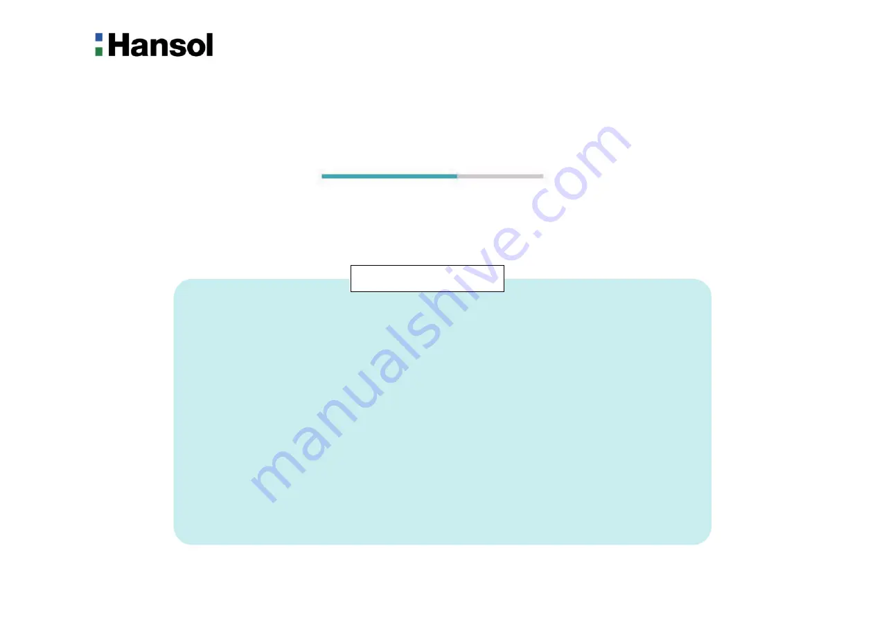 Hansol 730D User Manual Download Page 1