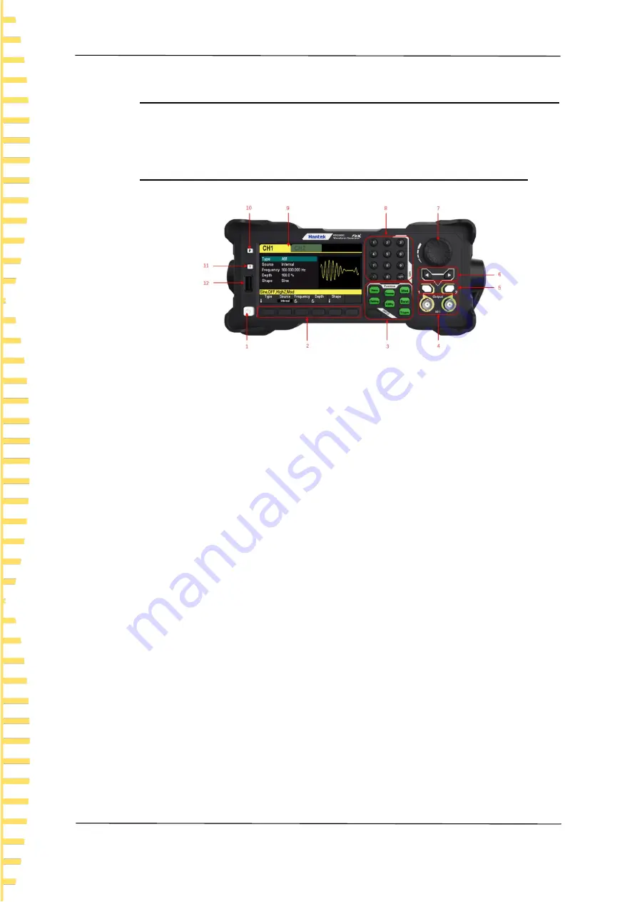 Hantek HDG3000B Series User Manual Download Page 28