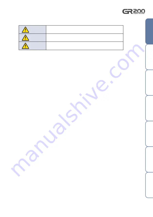 HANYOUNG NUX GR200 Series User Manual Download Page 5