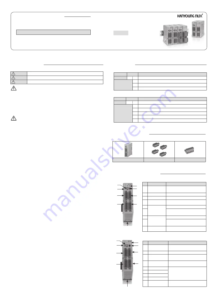 HANYOUNG NUX ML-D Series Instruction Manual Download Page 1