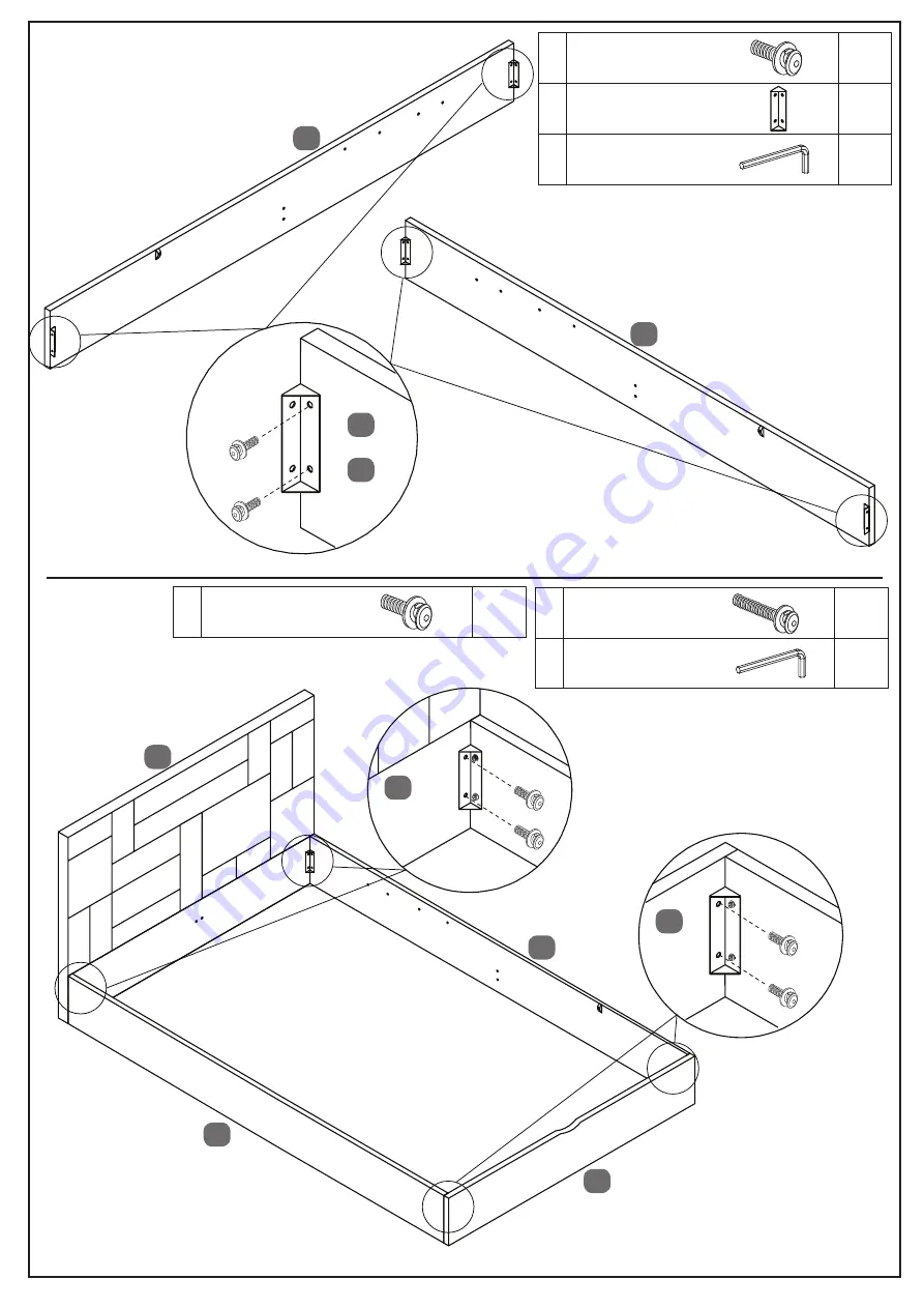 Happy Beds Hagen Ottoman Bed Assembly Instructions Manual Download Page 4