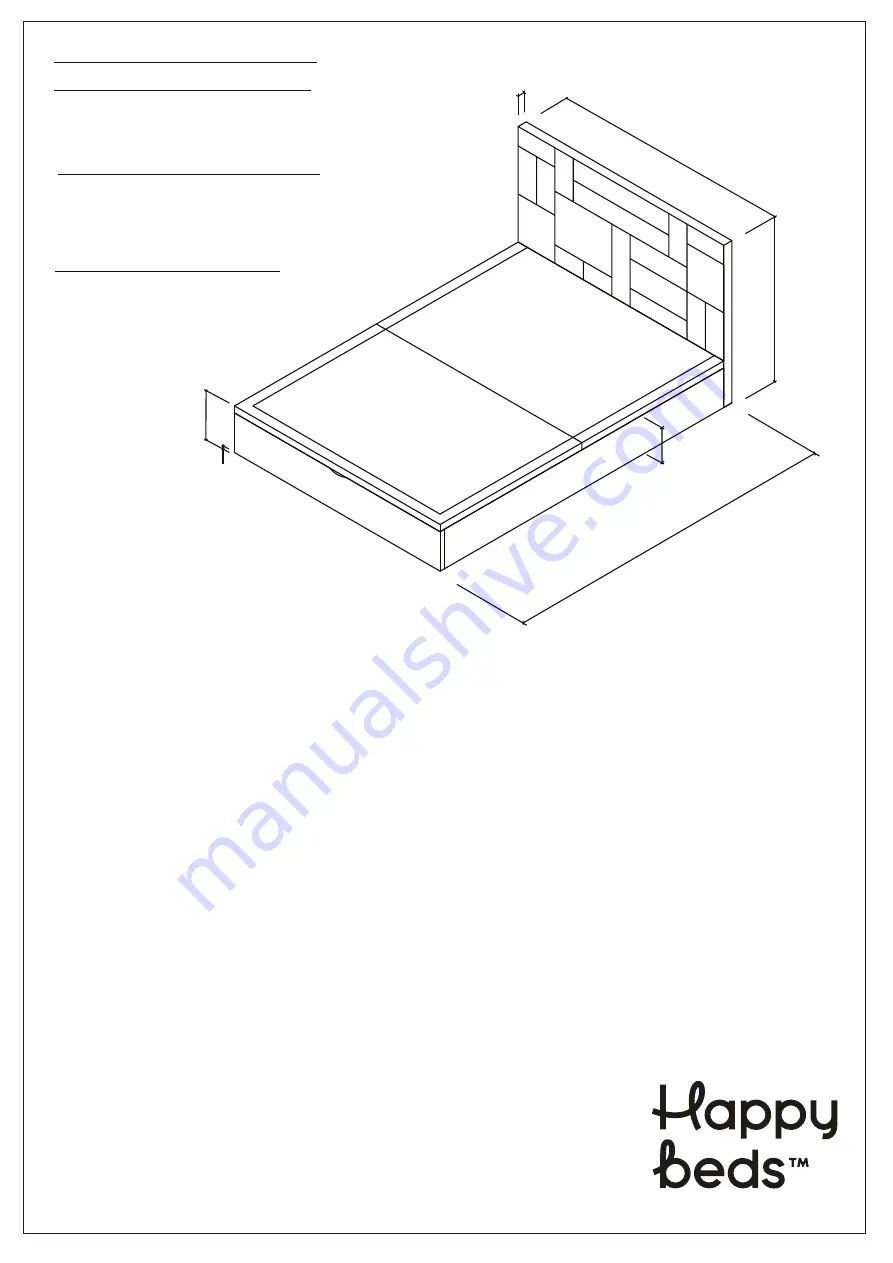 Happy Beds Hagen Ottoman Bed Assembly Instructions Manual Download Page 9