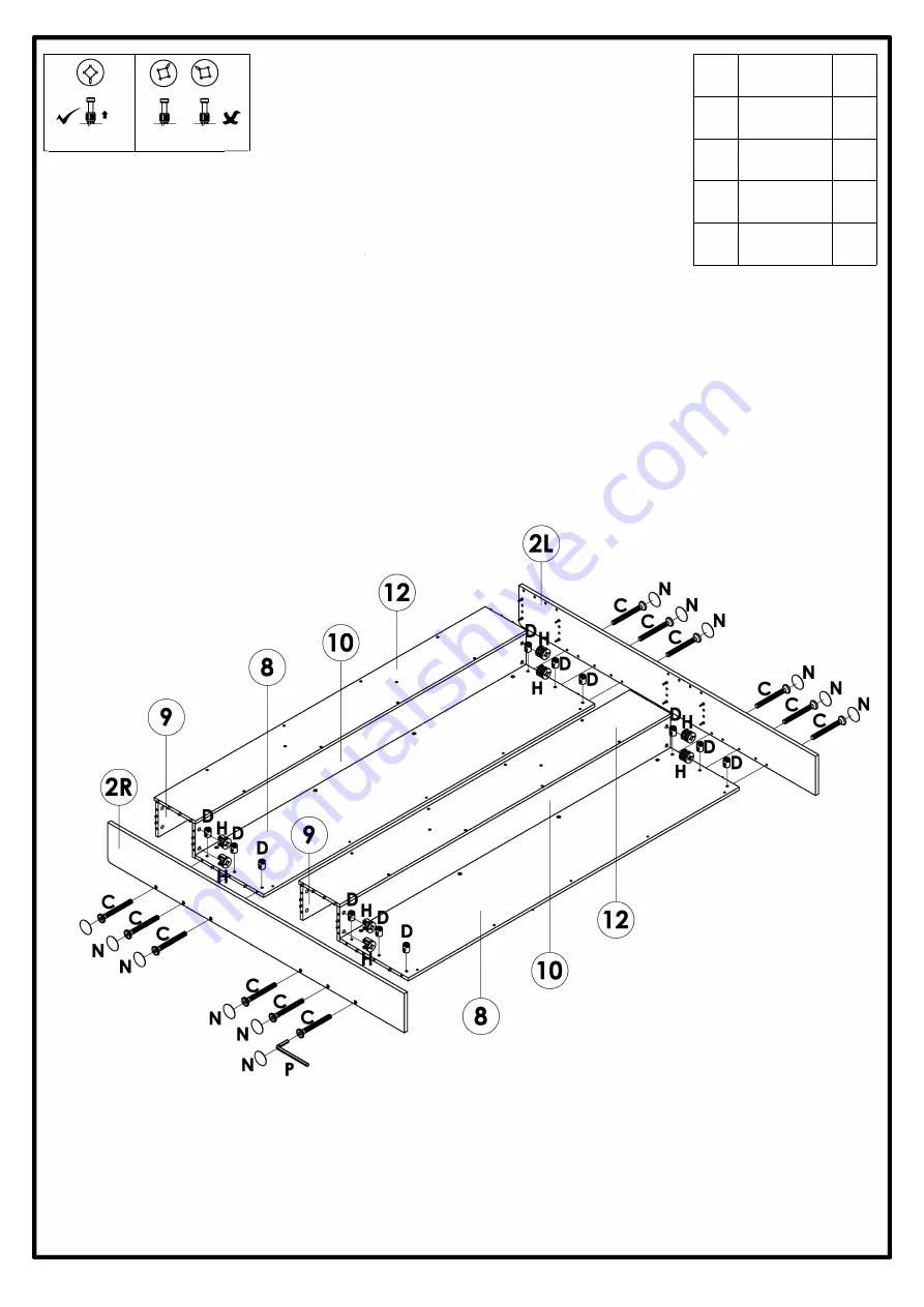 Happy Beds Oliver Assembly Instructions Manual Download Page 12