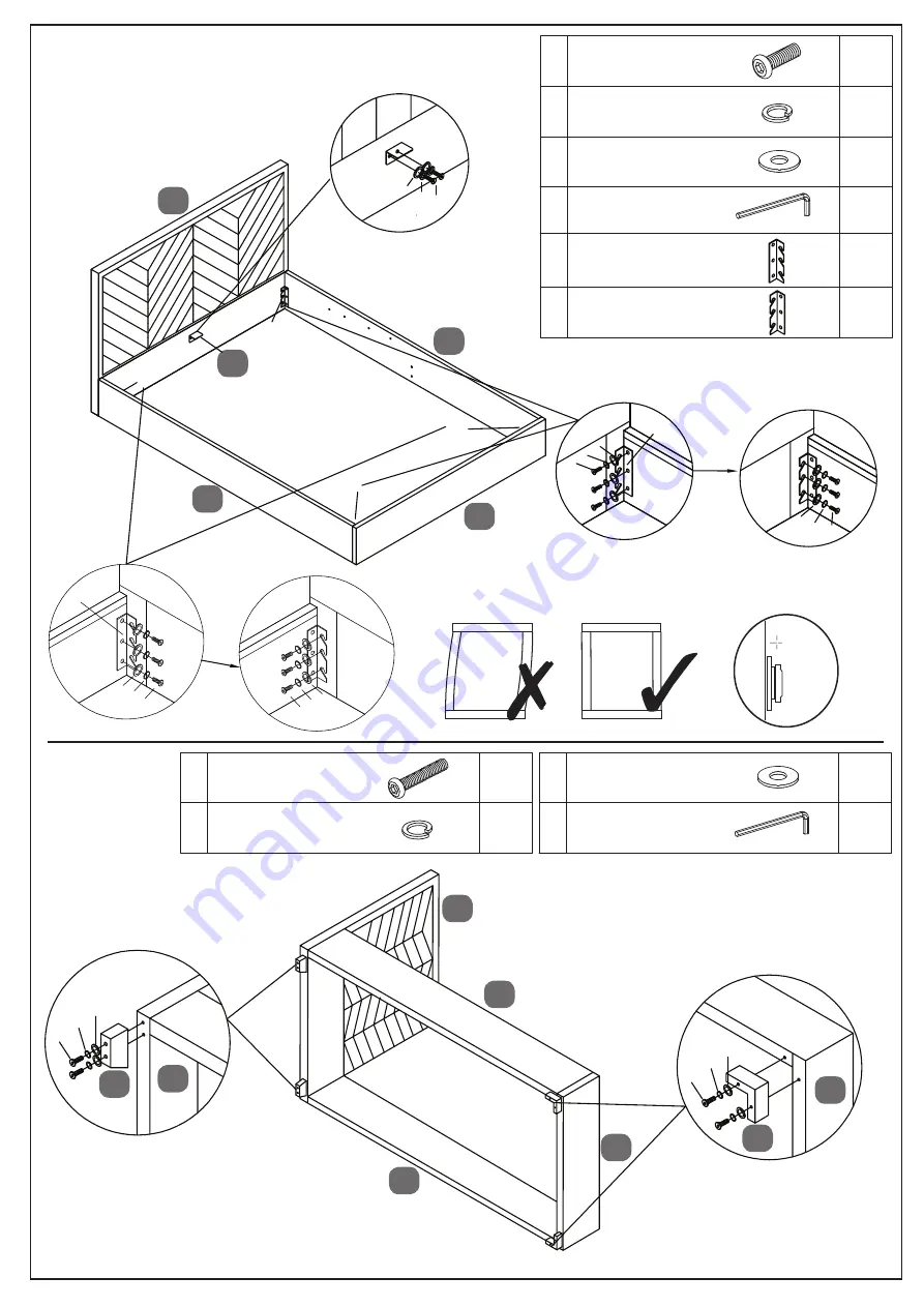 Happy Beds Watson Ottoman Bed Assembly Instructions Manual Download Page 8