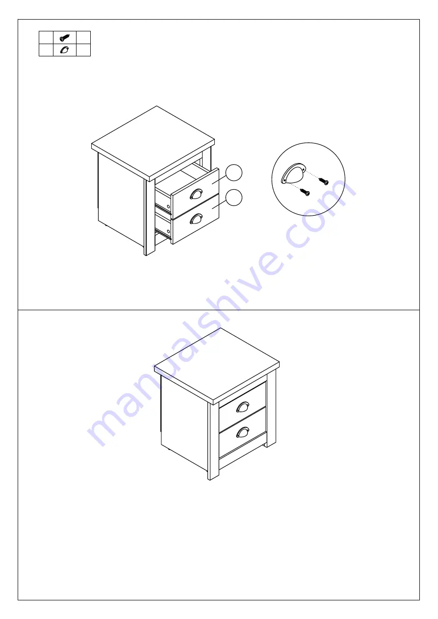 Happybeds Highgate Wooden 2 Drawer Bedside Table Скачать руководство пользователя страница 9