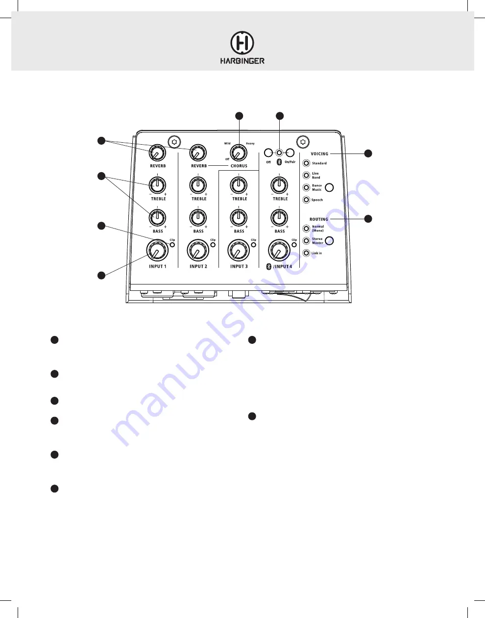 Harbinger MUV SERIES Owner'S Manual Download Page 6