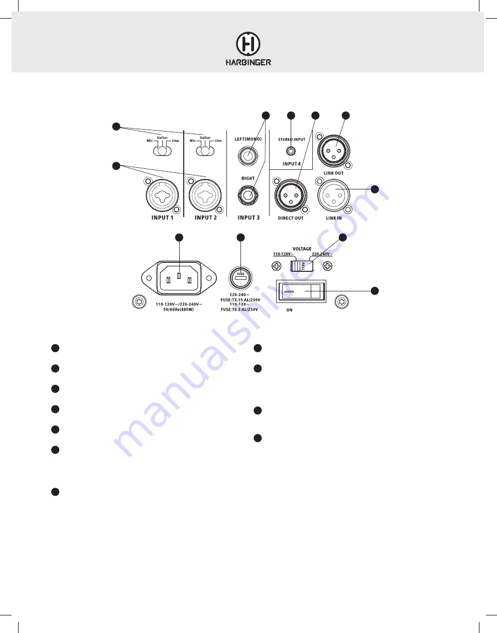 Harbinger MUV SERIES Owner'S Manual Download Page 7