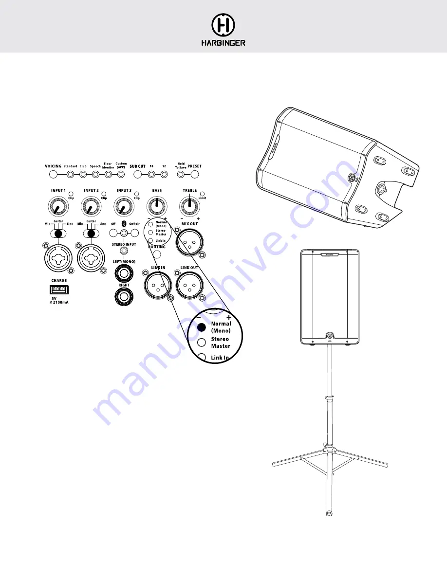 Harbinger VARI LIVE V3412 Owner'S Manual Download Page 3