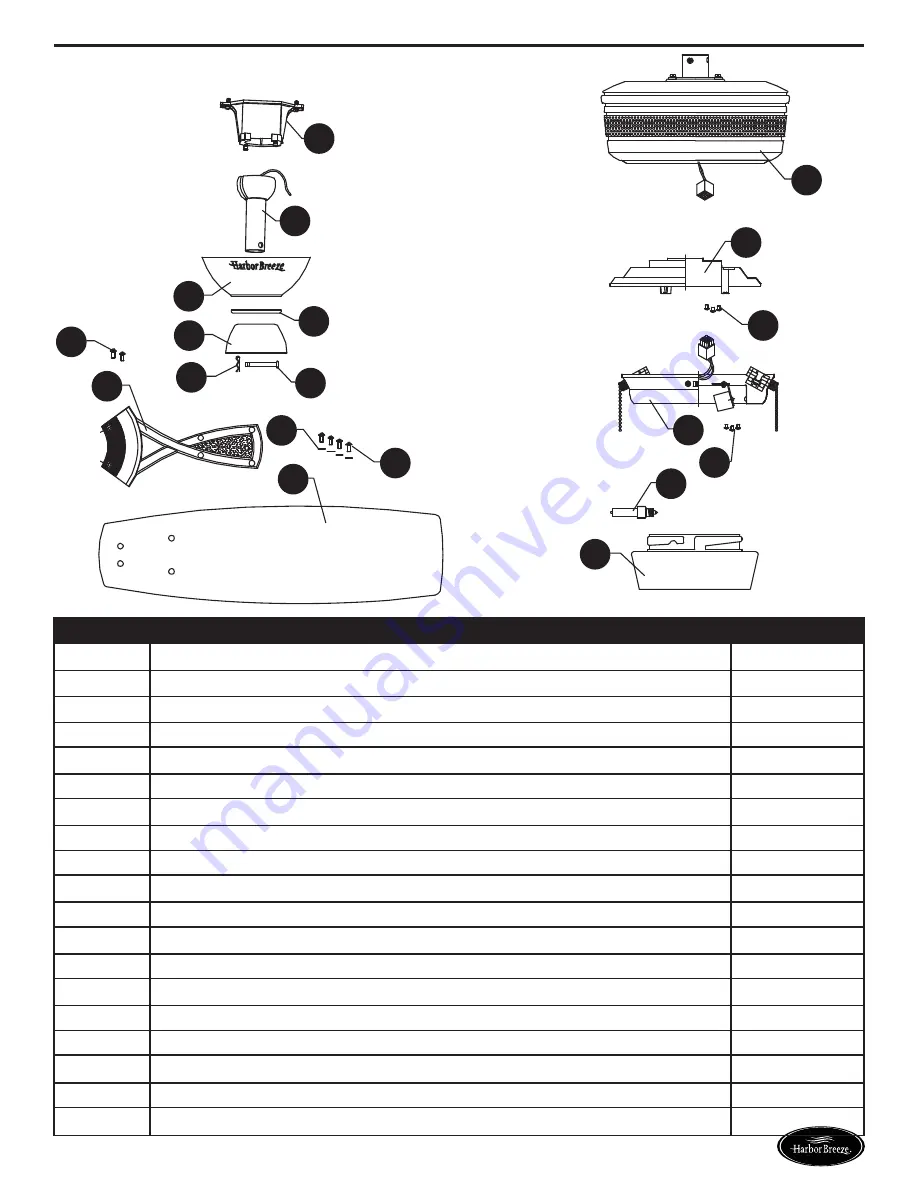 Harbor Breeze 35063 Installation Manual Download Page 12