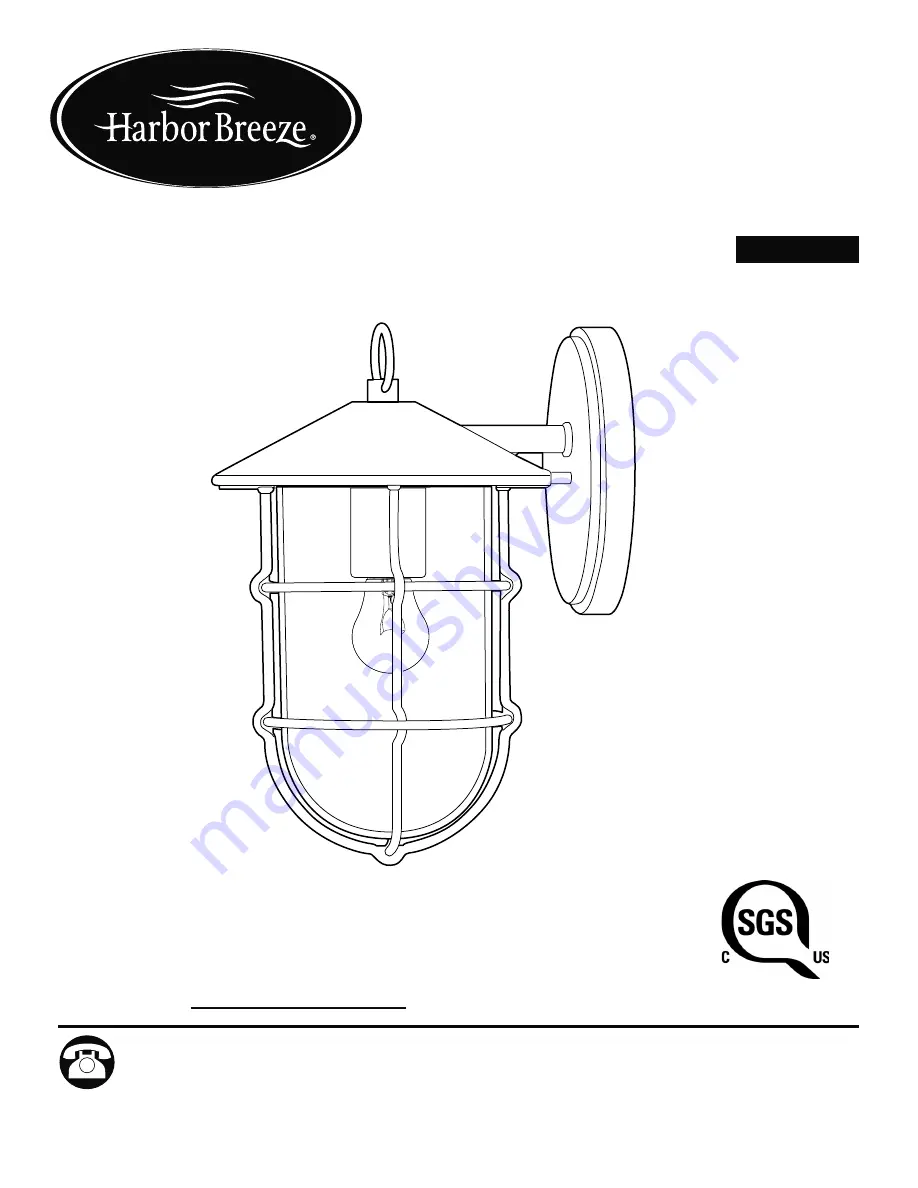 Harbor Breeze 4145472 Скачать руководство пользователя страница 1