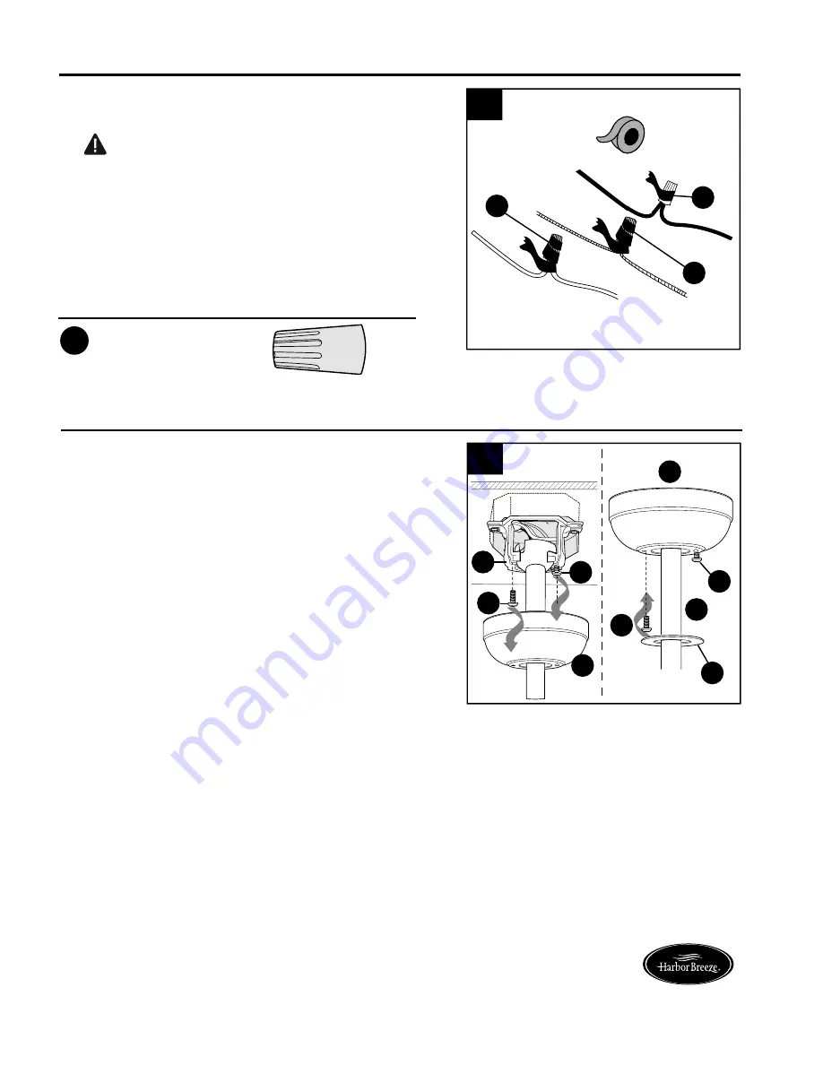 Harbor Breeze BARNSTAPLE BAY E-RLG52NWZ5C Installation Manual Download Page 11