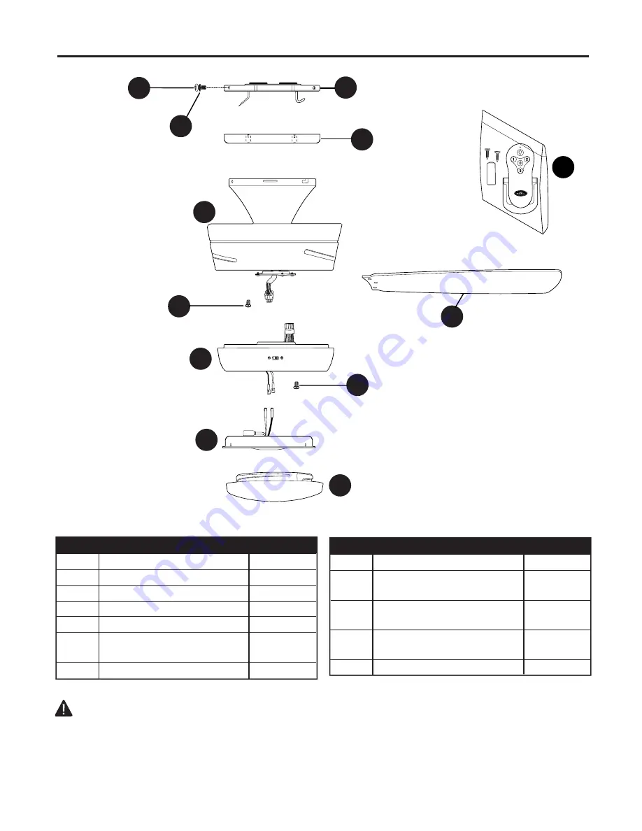 Harbor Breeze MZ44WW3LR Quick Start Manual Download Page 5