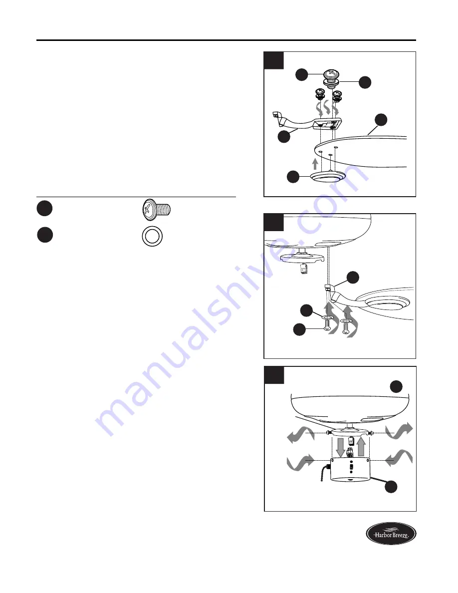 Harbor Breeze TILGHMAN WCK52LMW5N Installation Manual Download Page 33