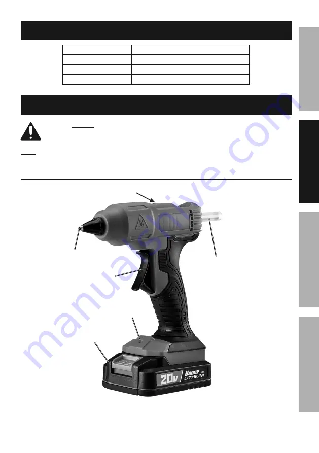 Harbor Freight Tools Bauer 21505C-B Owner'S Manual & Safety Instructions Download Page 7