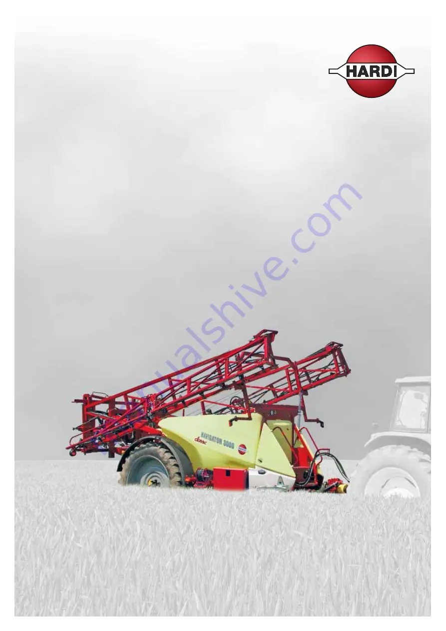 Hardi NAVIGATOR EAGLE 3000 Instruction Book Download Page 1