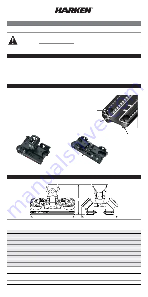 Harken 32 mm Big Boat Instructions Download Page 1