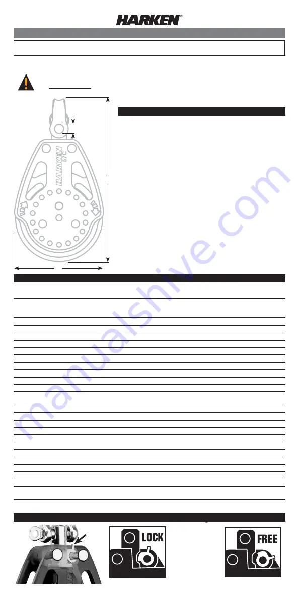 Harken Carbo Ratchamatic Series Online Instructions Download Page 1