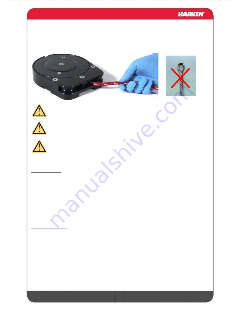 Harken FlatWinder 250 Installation And Maintenance Manual Download Page 16