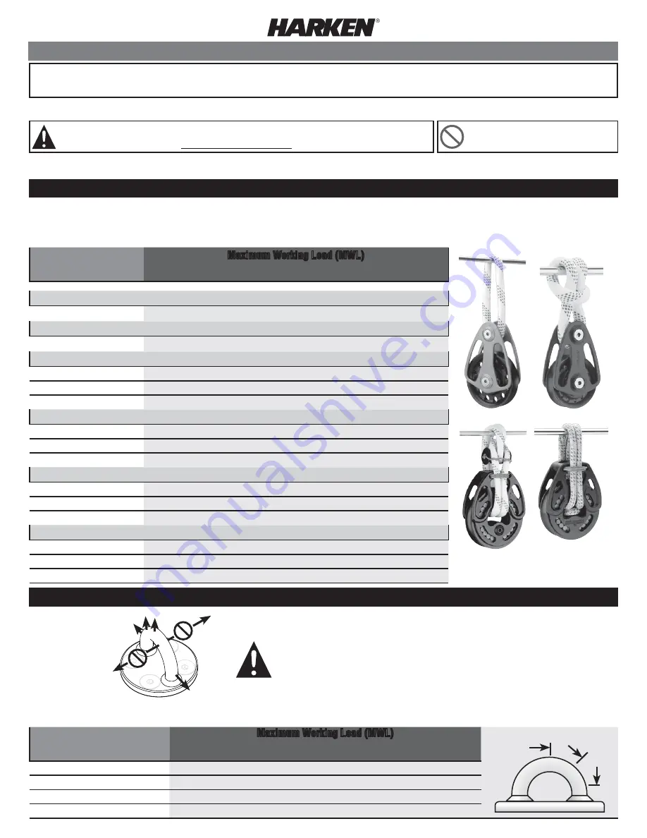 Harken LOUP S 3139 Instructions Download Page 1