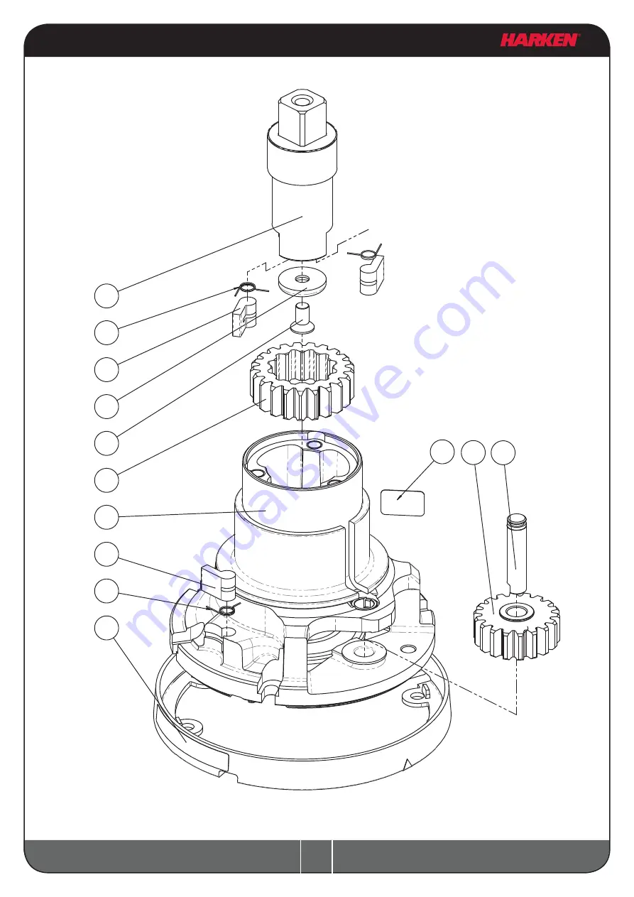 Harken Performa 20.2 PTP Installation And Maintenance Manual Download Page 14