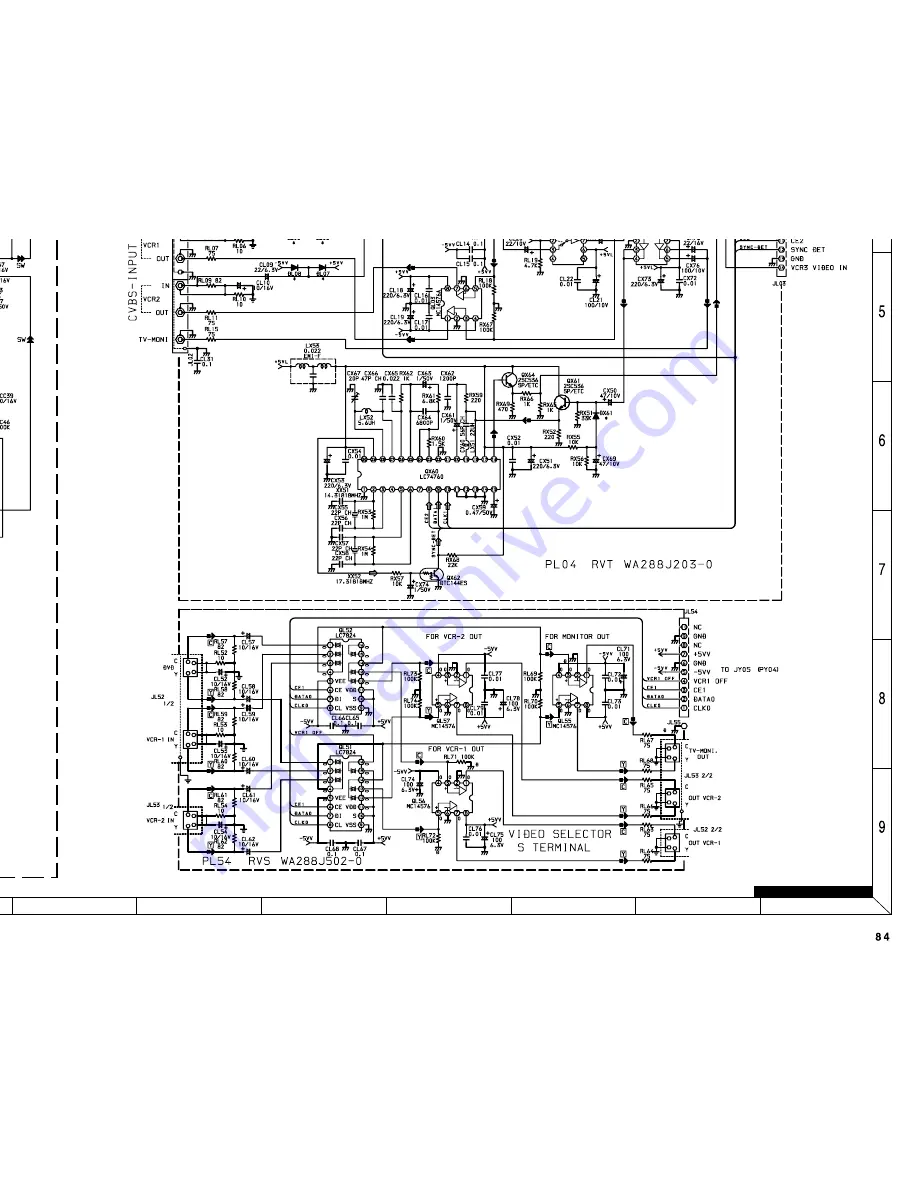 Harman Consumer Group AVR75/85 Technical Manual Download Page 138