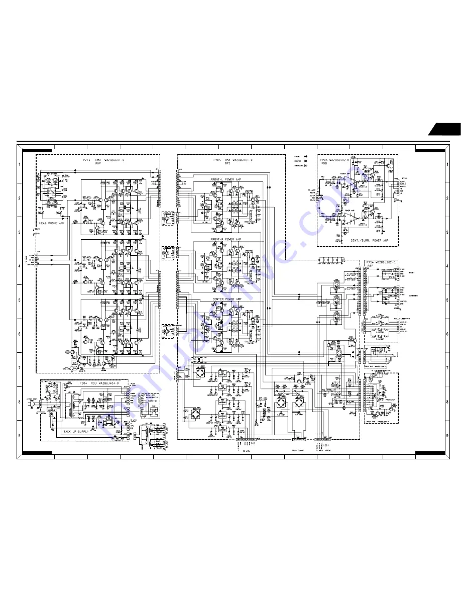 Harman Consumer Group AVR75/85 Technical Manual Download Page 197