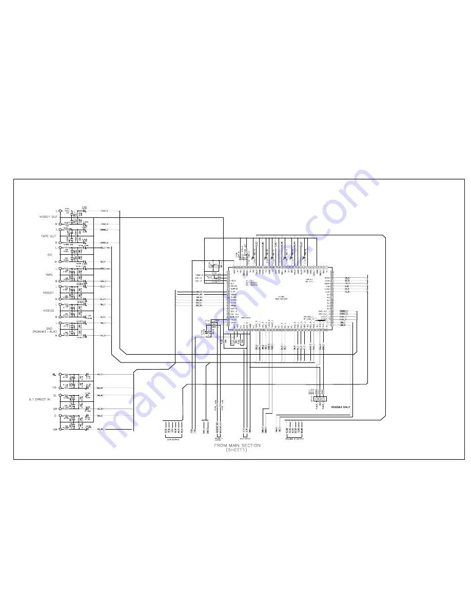 Harman Kardon AVR-133 Service Manual Download Page 36