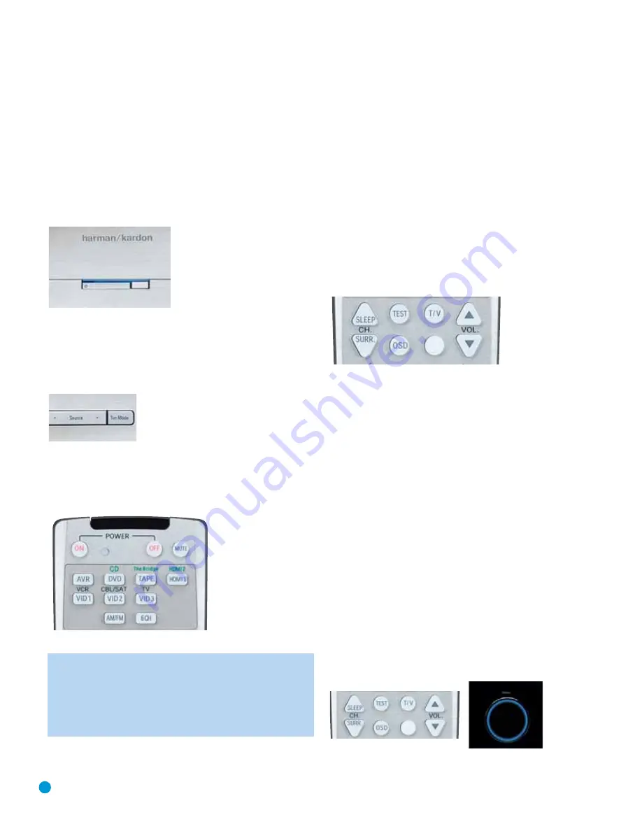 Harman Kardon AVR 146 Owner'S Manual Download Page 34