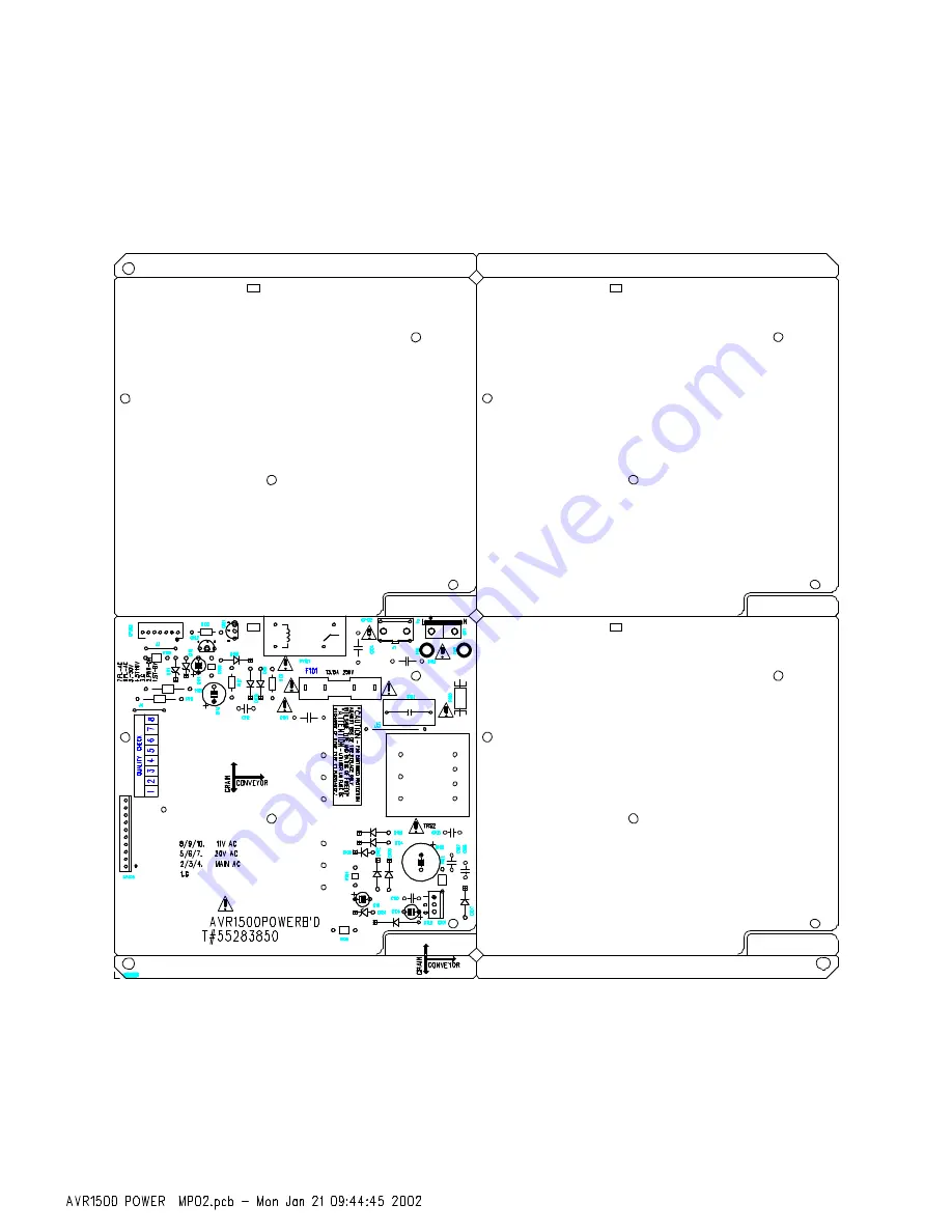 Harman Kardon AVR 1500 Service Manual Download Page 74