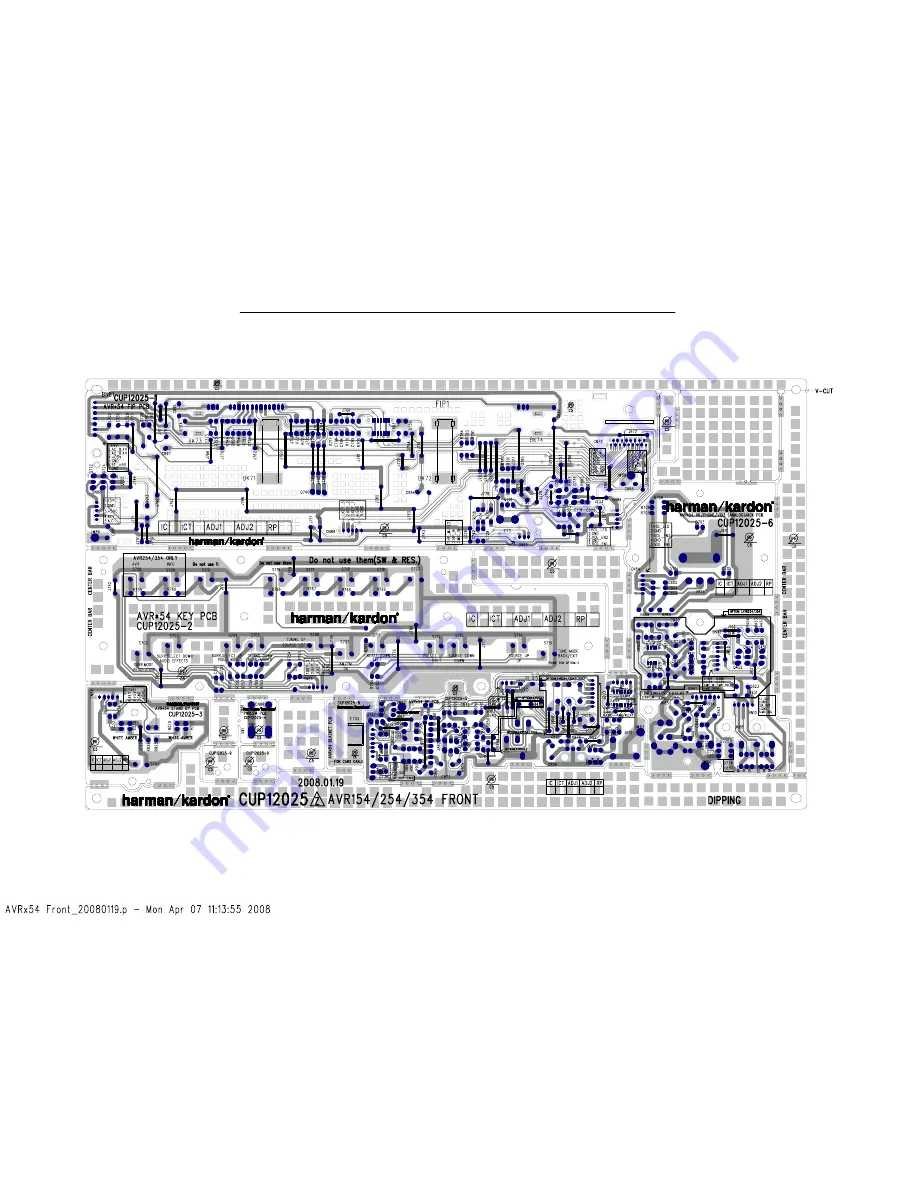 Harman Kardon AVR 154 Service Manual Download Page 38