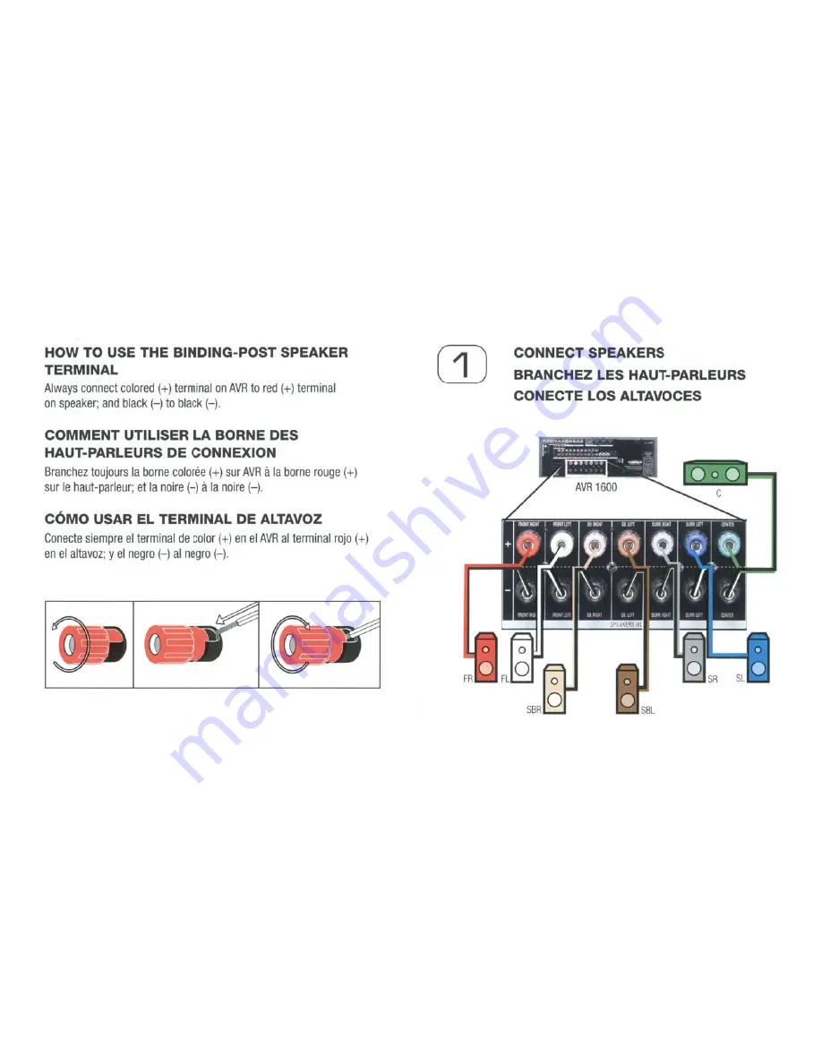 Harman Kardon AVR 1600 Owner'S Manual Download Page 56