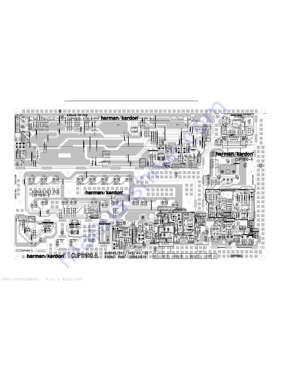 Harman Kardon AVR 245 Service Manual Download Page 42