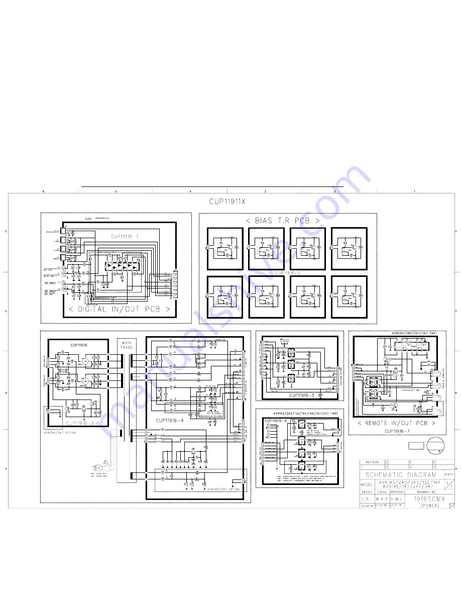 Harman Kardon AVR 247 Service Manual Download Page 204