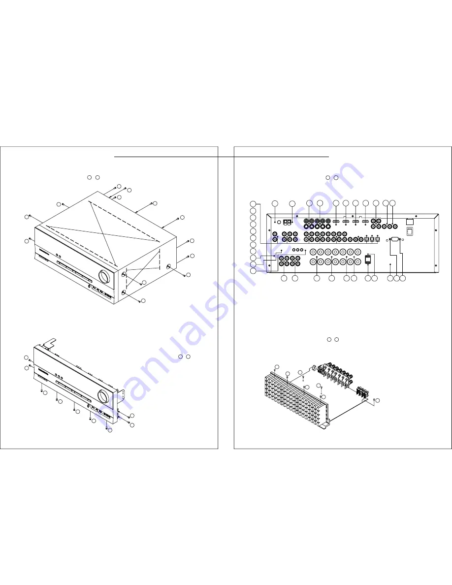 Harman Kardon AVR 254 Service Manual Download Page 34